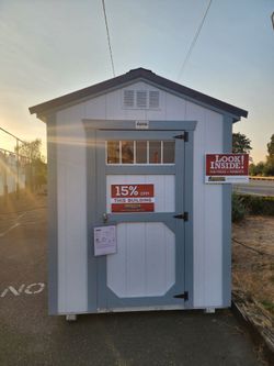 6x8 utility shed for storage