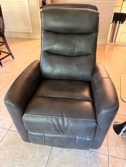 2 Leather Recliner Chairs