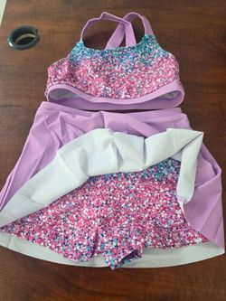 Girls Dance Costume Two-Piece Set