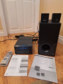 Bose Acoustimass 3 speakers with Onkyo amp CD player