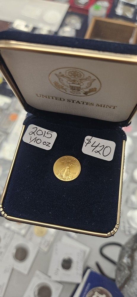 1/10oz Gold Eagle !! $5 over Melt !