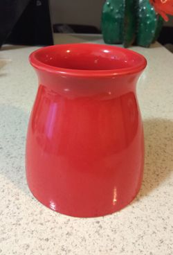 Red vase