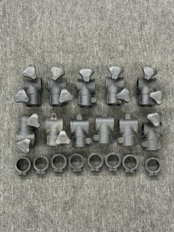 Lot of 19 Roland V-Drum Rack Clamps - 8x C-Clamp 11x T-Clamp