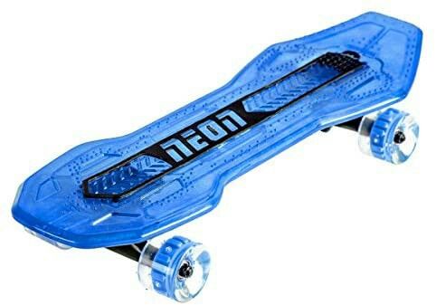 Neon Cruzer Skateboard 100790 Blue with motion powered LED Wheels