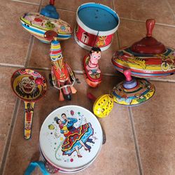 Vintage Antique Tin Toys "Made in Japan and Germany "
