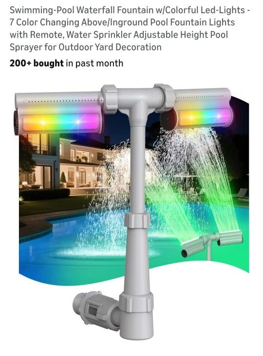 Led Light Poom Fountain