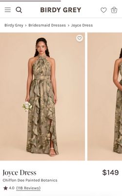 Birdy Grey Floral Bridesmaid Dress