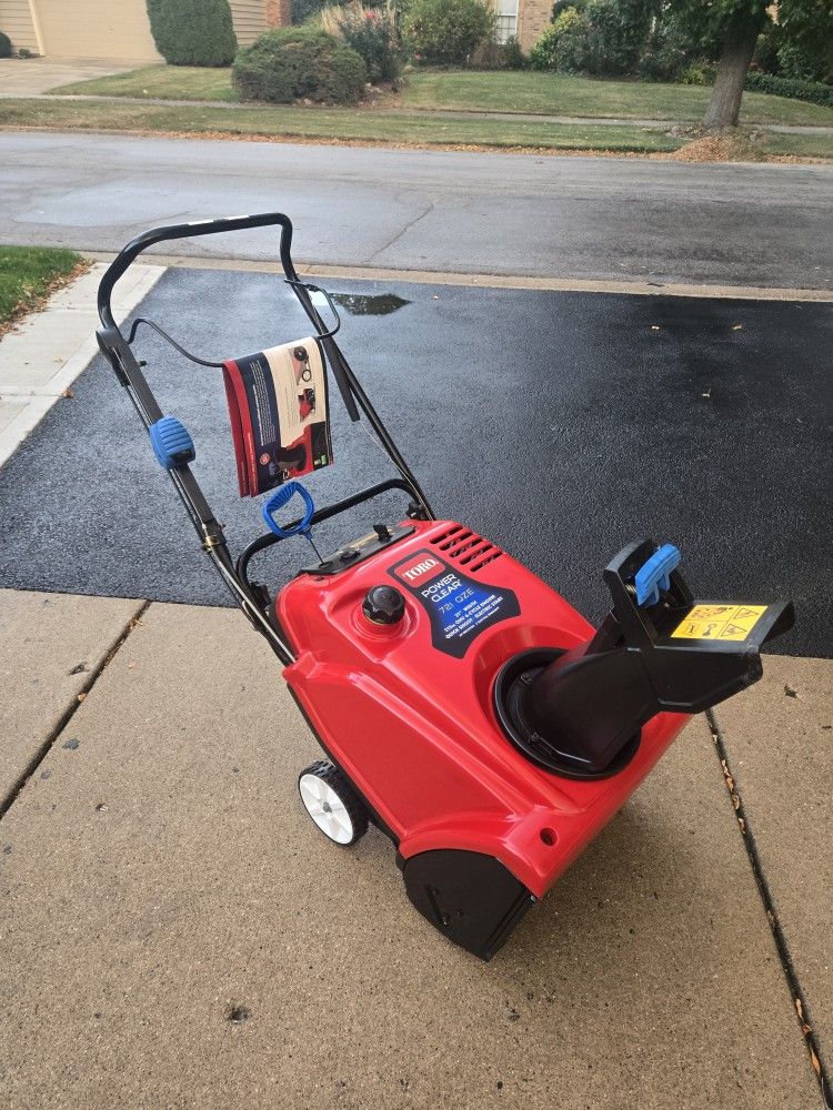 Toro power Clear 721QZE Snowblower
212cc Engine Electric start
New paddles installed Today
$499
