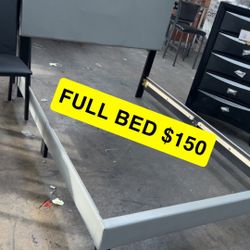 FULL BED GREY $150