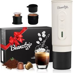H02 PRO Portable Electric Espresso Maker, Portable Coffee Machine Compatible with NS Capsule Original Pods & Ground Coffee, Mini Travel Espresso maker