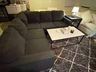 Black Modular Sectional – Delivery Available
