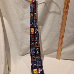 VTG Looney Tunes Novelty Tie-Bugs Bunny 🐰, Daffy Duck, Tweety Bird 🐦, Tasmanian Devil 😈 & More USA 