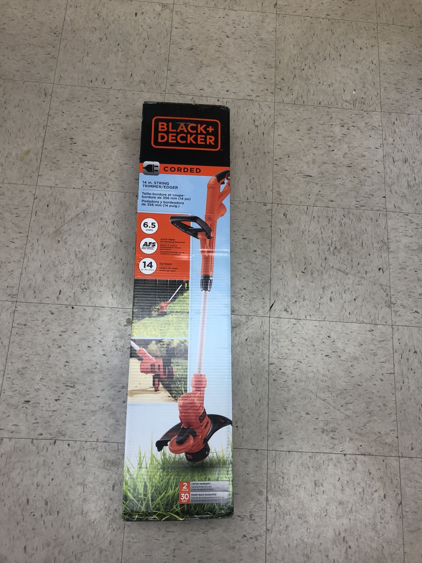 Black And Decker GH900 14inch 6.5 AMP ELECTRIC TRIMMER TJJ001172 for