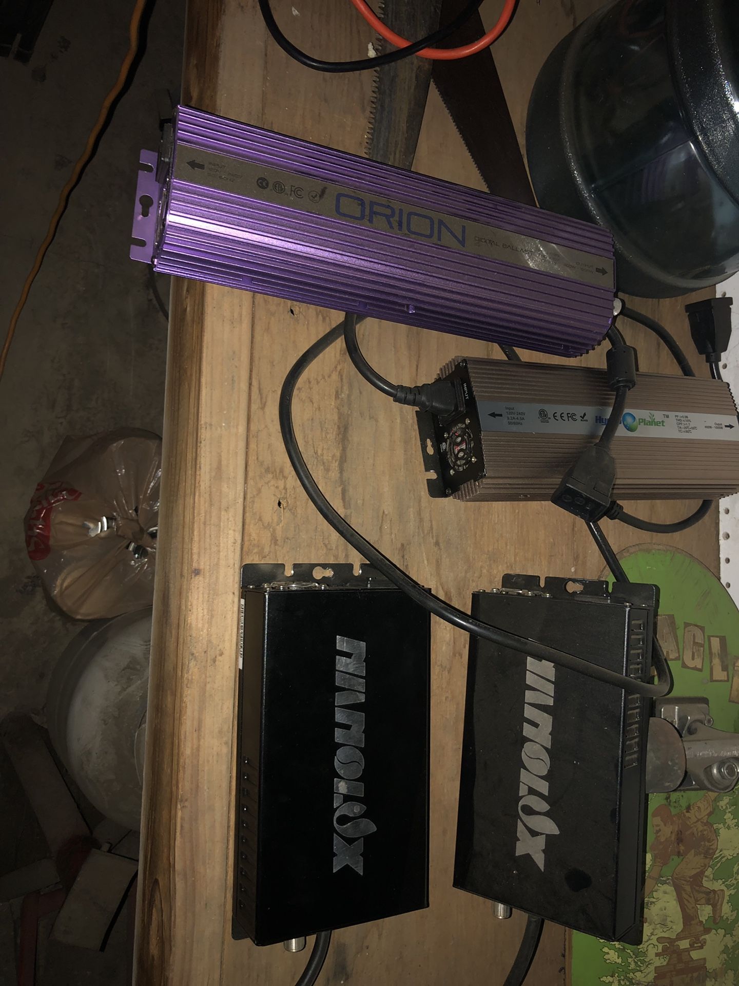 Nanolux,Orion and hydro planet ballasts