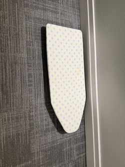 Compact Tabletop Ironing Board with Floral Cover