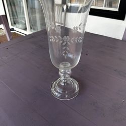 Anthropologie large glass vase 