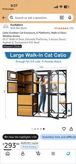 Catio Cat Enclosure