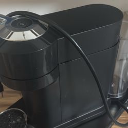 Nespresso machine and storage drawer