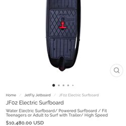 2025 JetFly JF02  Electric Surfboard