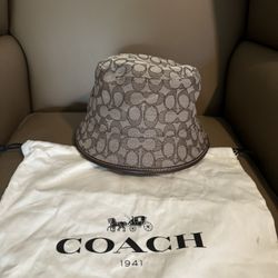 Coach Brown Bucket Hat