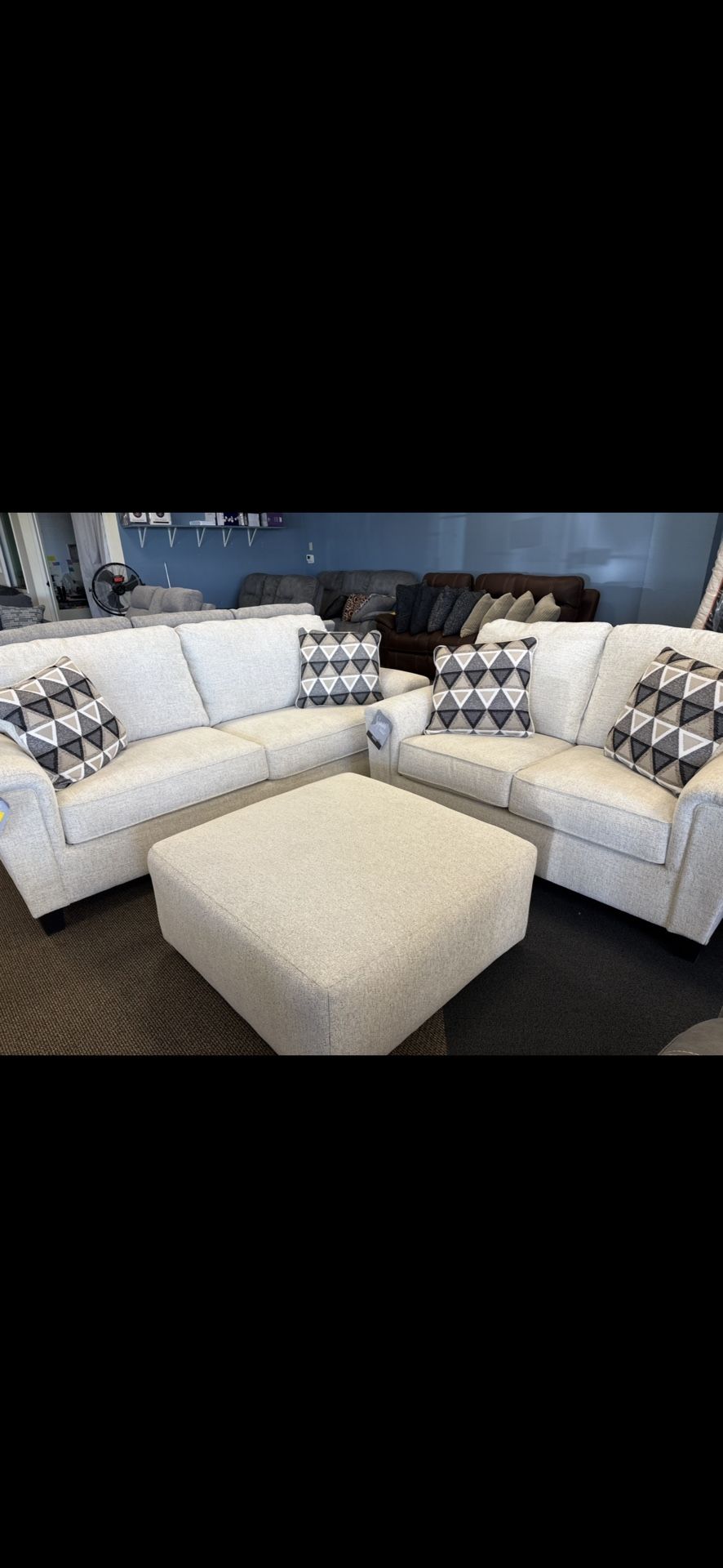 Ashley Sofa and Loveseat Set - Brand New