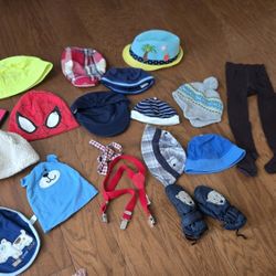 Bundle of Baby & Toddler Accessories – Hats, Bibs, Mittens, Tights & More