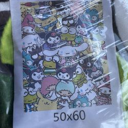 Hello Kitty All Character Blanket