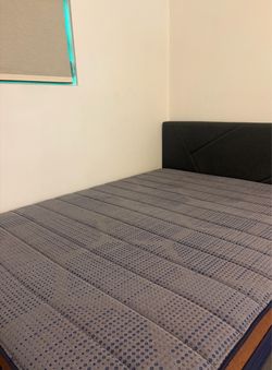 Full mattress and bed frame