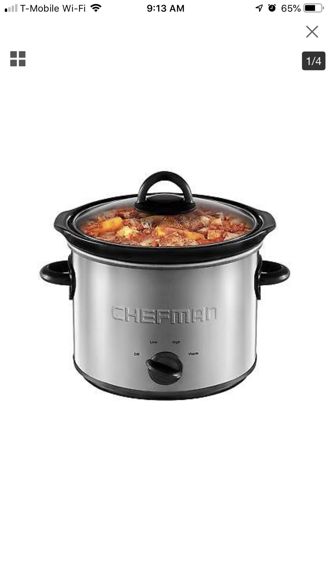 Chefman Crock Pot 3QT