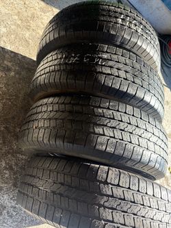 265/70R17 4 used tires good year wrangler