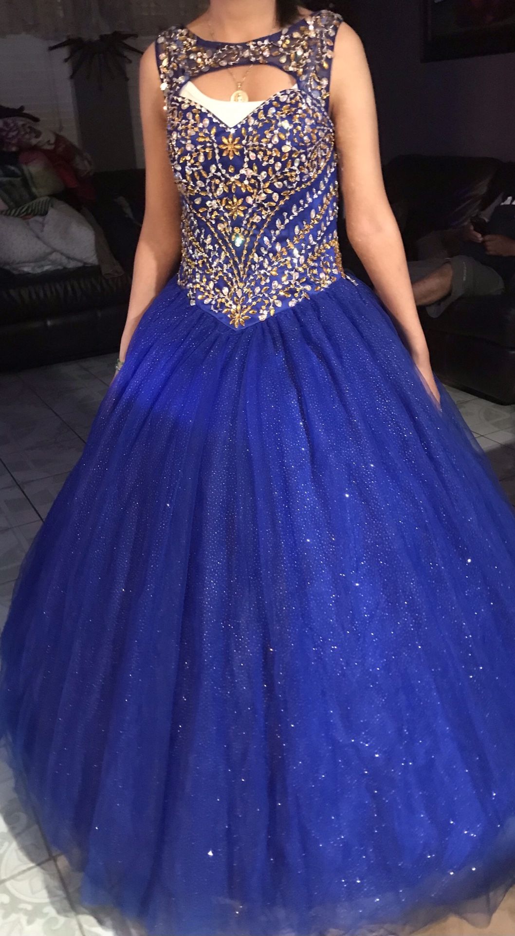 Quinceañera  Dress (Royal blue)