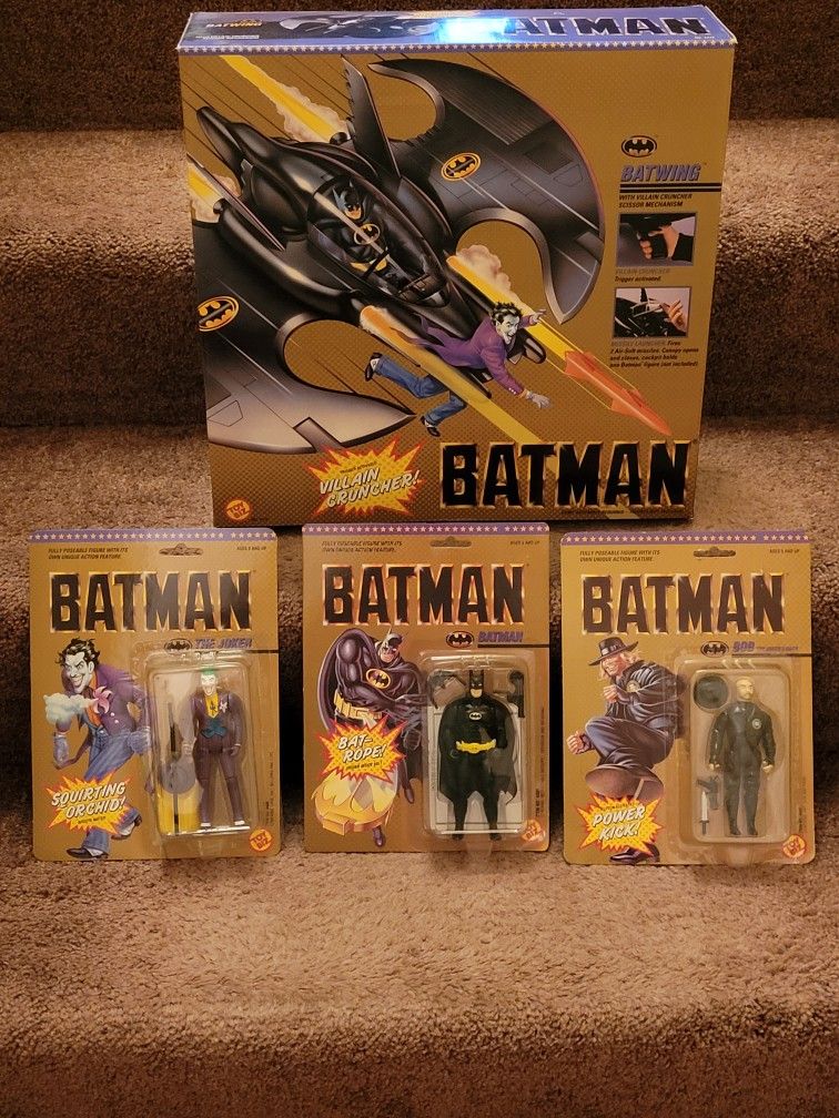 BATMAN TOY BIZ PACKAGE!!