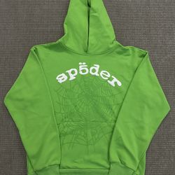 Sp5der OG Web Hoodie Green 