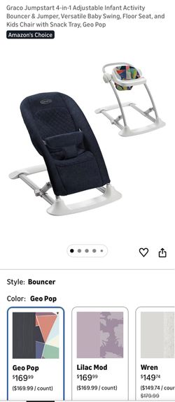 NEW Graco Jumpstart 4-in-1 Adjustable Bouncer & Jumper