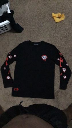 chrome heart long sleeve red size M