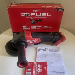 Milwaukee M18 FUEL 18V Lithium-Ion Brushless Cordless 4-1/2 in./5 in. Grinder w/Paddle Switch (Tool-Only