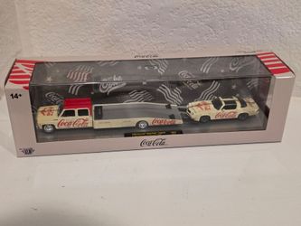M2 Machines Coca-Cola 1980 Chevrolet Ramp Truck & Camaro Set