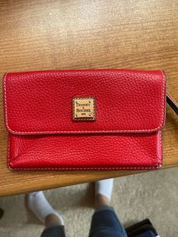 Dooney Burke, wallet, red