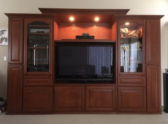 Beautiful Entertainment Center.
