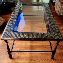 Steel And Glass Coffee Table