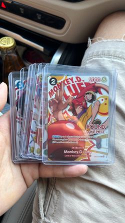 One piece round 1 promo card full set mint (no duplicates)