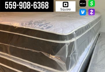 King 15” Pillow Top With Boxsprings $399