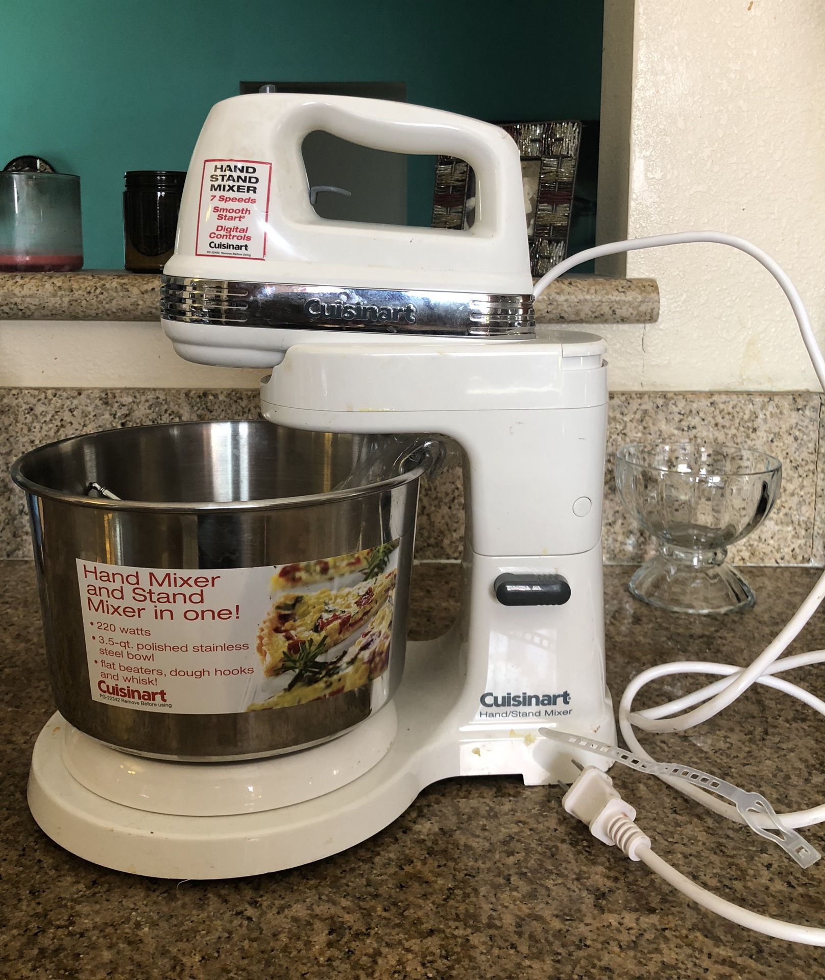 Cuisinart Power Advantage 7 speed hand stand mixer for Sale in Windsor  Hills, CA - OfferUp