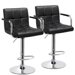 Yaheetech Bar Stools Adjustable Counter Stools