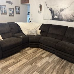 Dark Brown Couch 
