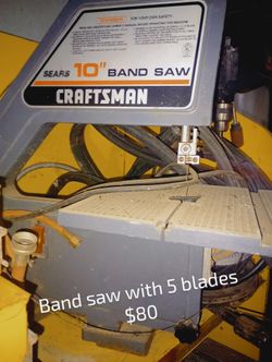 Band Saw And Drill Press