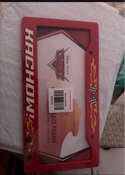 Lightning McQueen license plate