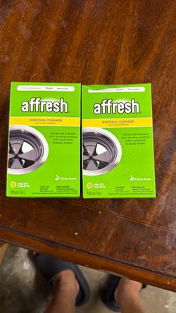 3 boxes Afresh Disposal Cleaner 3 Tablets Per Box, You get 3 boxes