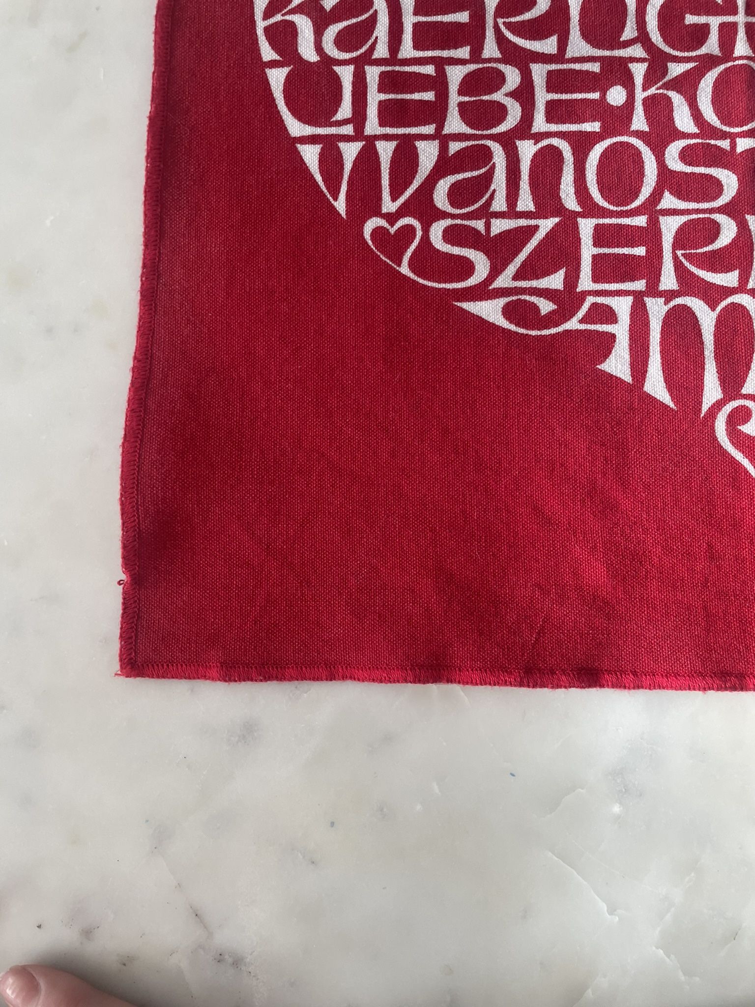 Alexander Girard International Heart Love textile Art MCM Herman