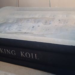 King Koil Size Twin XL Automatic Blow Up Bed 